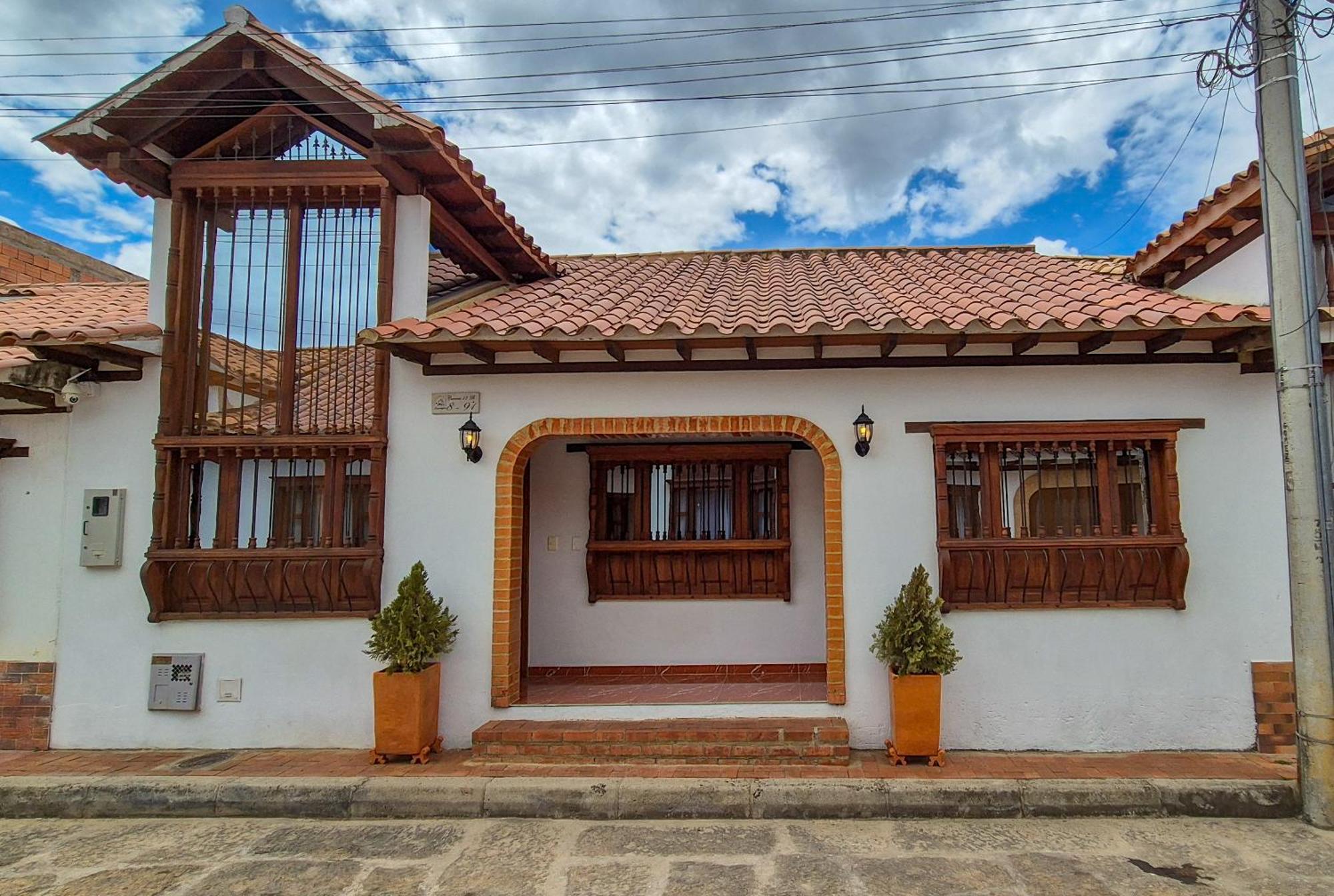 Apartahotel saquenzipá Villa de Leyva Exterior foto