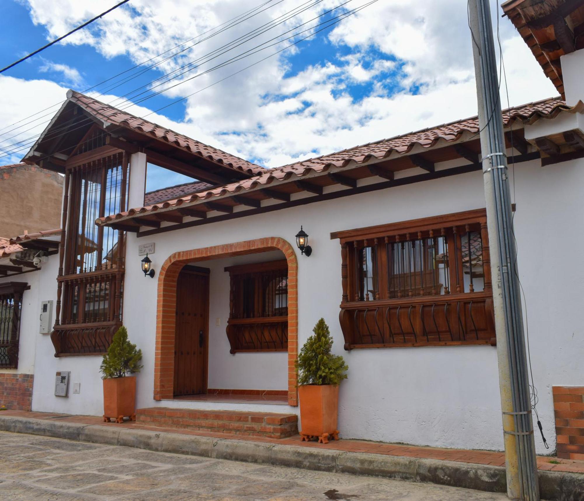 Apartahotel saquenzipá Villa de Leyva Exterior foto